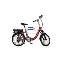 Vélo à assistance électrique pliant 20 Pouces Rouge Confort